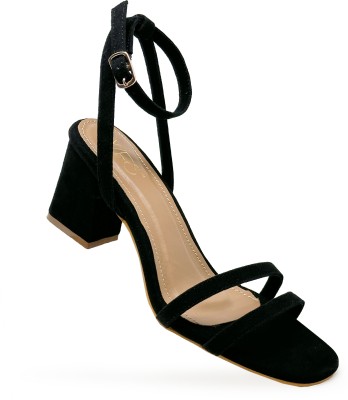 WFS Women Heels(Black , 3)