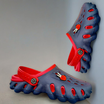 Vintex Men Clogs(Red , 9)