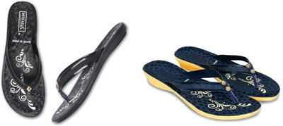 hiyaga Women Casual(Black, Blue , 8)