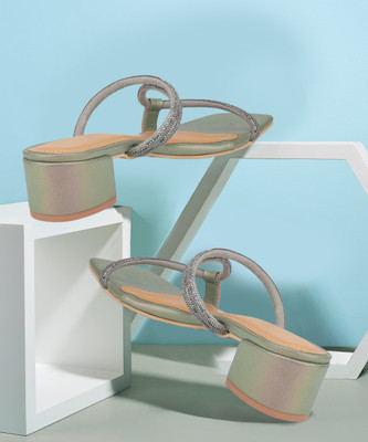 Inc.5 Women Heels(Grey , 4)