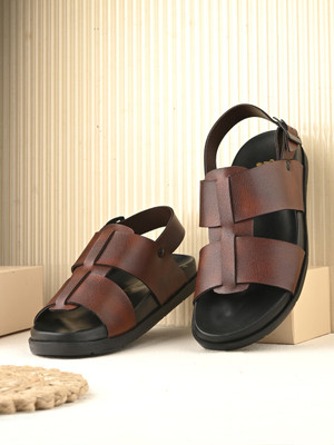 Roadster Men Sandals(Brown , 8)