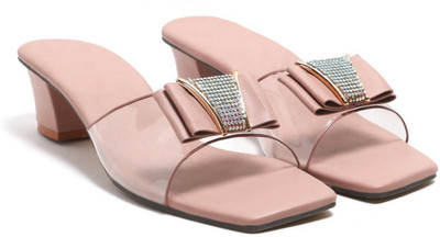 GISHU TRADERS Women Heels(Pink , 4)