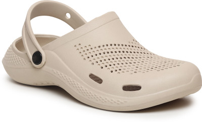 JUSAN Men Clogs(Beige , 6)