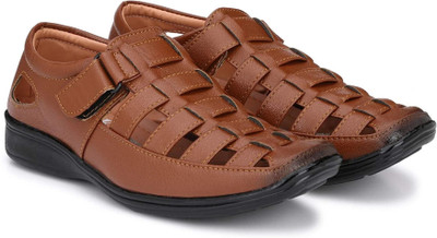 TR Men Sandals(Tan , 6)