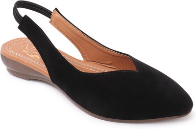 NIDIMA Women Flats(Black , 3)