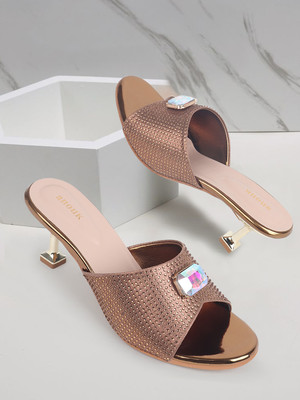 ANOUK Women Heels(Copper , 8)