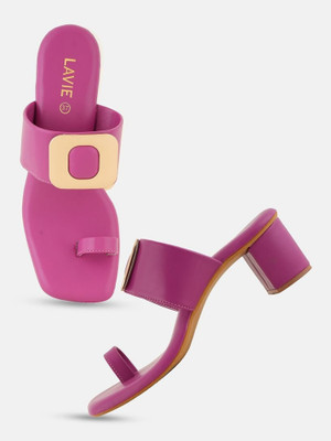 LAVIE Women Heels(Pink , 6)