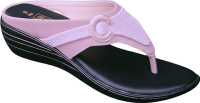 Rivelle Women Flats(Purple, Black , 9)