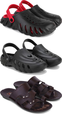 Pennen Men Clogs(Brown , 10)