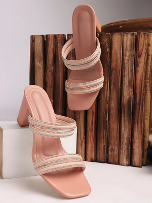 Denill Women Heels(Pink , 6)