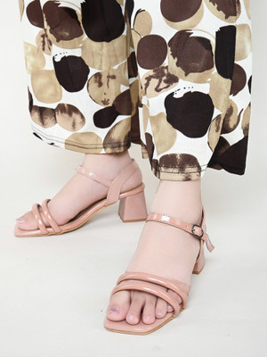 Dressberry Women Heels(Pink , 5)
