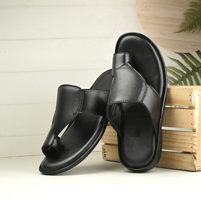 GWALK Men Flats(Black , 10)