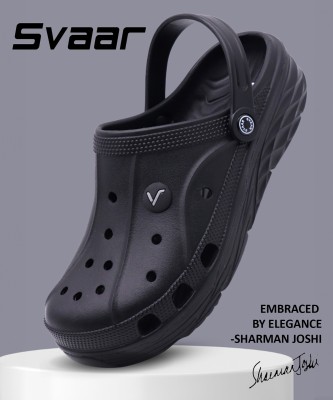 Svaar Men Clogs(Black , 10)