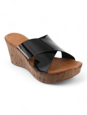 Klaur Melbourne Women Wedges(Black , 5)