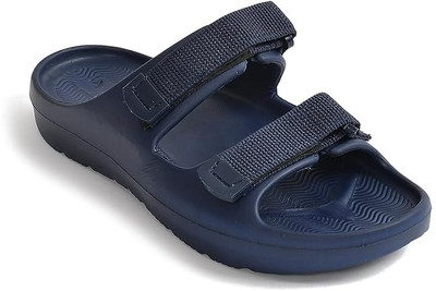 BOKZZON Men Sandals(Navy , 8)