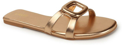 LAVIE Women Flats(Gold , 8)