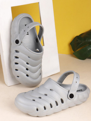 Zuery Men Clogs(Grey , 6)