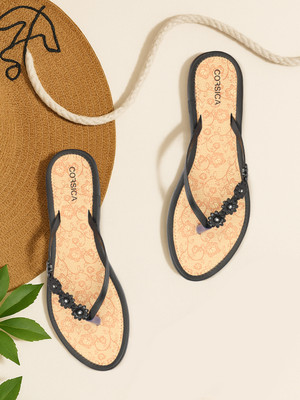 CORSICA Women Flats(Black , 9)
