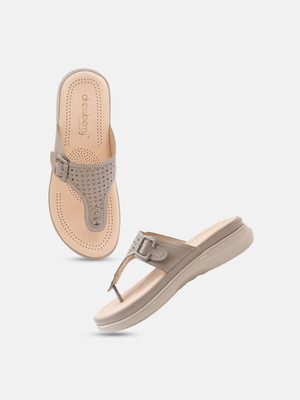 Dressberry Women Flats(Grey , 3)