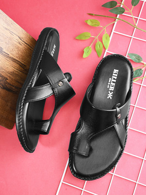 KILLER Men Sandals(Black , 6)