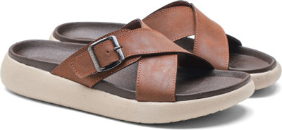 asian Men Sandals(Tan , 9)