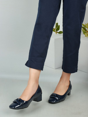Elle Women Bellies(Navy , 8)