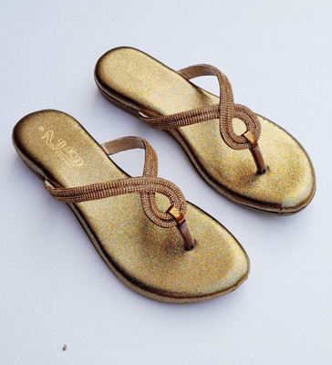 BKD FOOTWEAR Women Flats(Copper , 7)