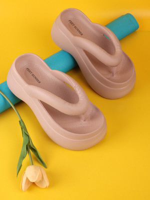Feet Runner Women Heels(Pink , 4)