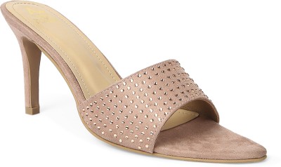 Tao Paris Women Heels(Beige , 8)