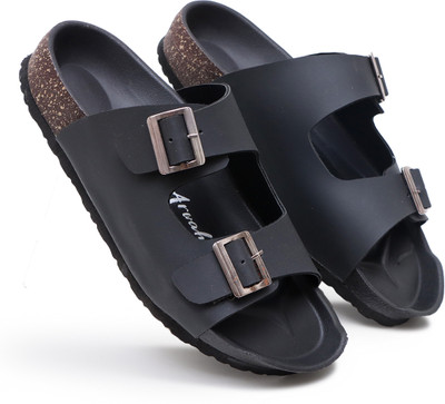 Velsox Men Flats(Black , 8)