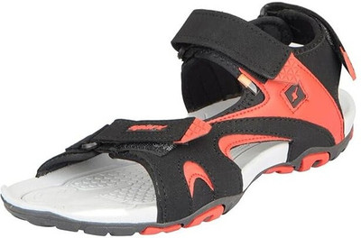 Sparx Men Sandals(Black, Red , 8)