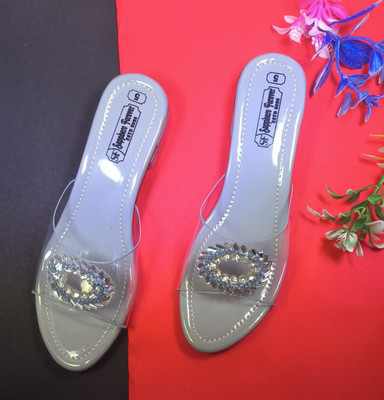 Sapphero Forever Women Flats(Grey , 5)