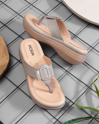 Picson Women Flats(Grey , 6)