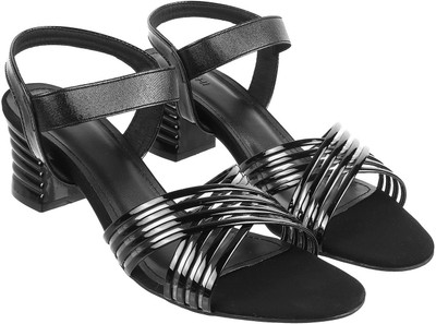 MOCHI Women Heels(Black , 3)