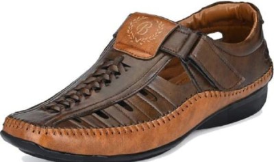 S Traders Men Casual(Brown , 6)