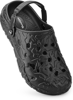 Hoppa Men Clogs(Black , 9)