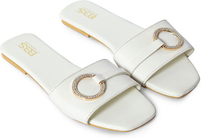 BBS BACKBONE Women Flats(White , 7)