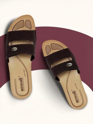 aerowalk Women Flats(Brown , 6)