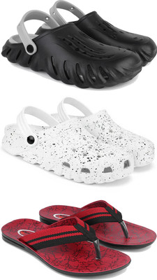 Pennen Men Clogs(Red , 9)