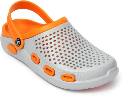 QRITE Classic | Lightweight | Waterproof l Comfortable l Clogs for Men Men Sandals(Orange , 6)