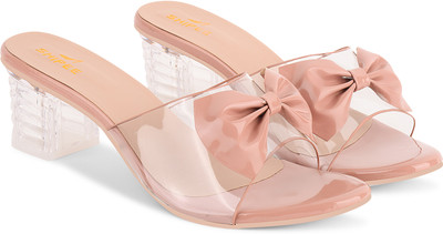SHIPEE Women Heels(Pink , 8)