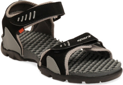 Sparx SS 103 Men Sandals(Black, Grey , 10)