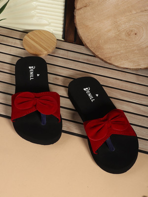 Denill Women Flats(Red , 4)