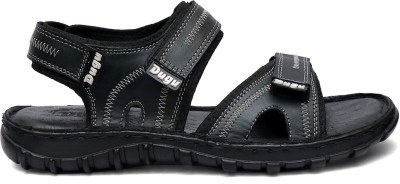 DUGU Men Sandals(Black , 9)