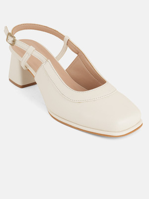 CHEMISTRY Women Heels(White , 6)