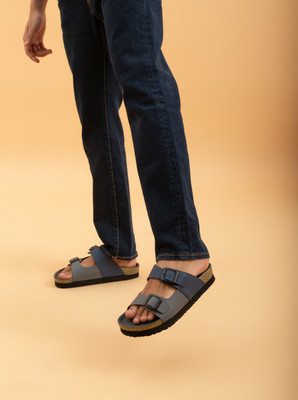 BIG FOX Chunky Men Sandals(Grey , 8)