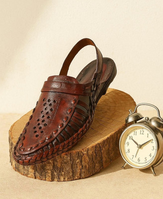 Kolhapuri Men Sandals(Brown , 9)