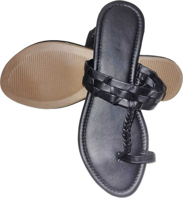 XiZUii Women Flats(Black , 8)