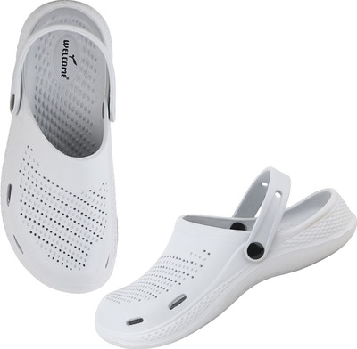WELCOME Men Clogs(Grey , 7)