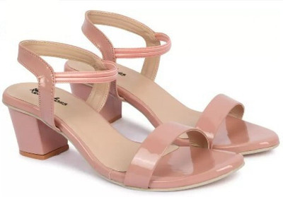 Purple Flamingo Women Heels(Pink , 8)